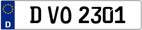 Truck License Plate